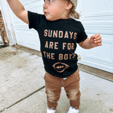 Sundays Are For The Boys | Black Tee