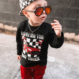 Love On The Fast Track | Black Long OR Short Sleeve