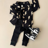 Shacket | Black Bolts