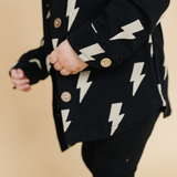 Shacket | Black Bolts