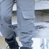 Cargo Cross-Stretch Chinos (Gray)