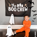 Boo Crew Banner - Halloween Party Photo Prop Wall Decor