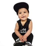 Baby / Toddler Romper - Wild Child (Black)