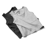 Ribbed Tank - Charcoal