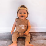 Romper - Wild Child (Tan)