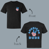 American Dude - T-Shirt (Black)