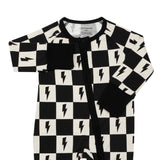 Bamboo Zip Romper | Checks & Bolts