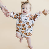 Bubble Romper | Milk & Cookies