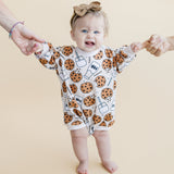 Bubble Romper | Milk & Cookies