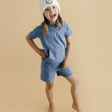 Cargo Shorts Set | Blue