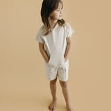 Cargo Shorts Set | Oatmeal