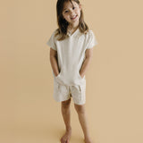 Cargo Shorts Set | Oatmeal