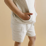 Cargo Shorts Set | Oatmeal