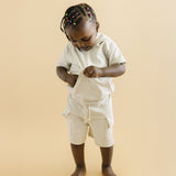 Cargo Shorts Set | Oatmeal