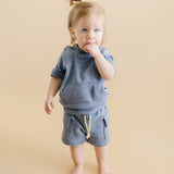 Cargo Shorts Set | Blue