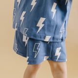 Shorts Set | Blue Bolts