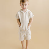 Cargo Shorts Set | Oatmeal