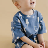 Shorts Set | Blue Bolts
