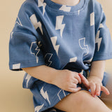 Shorts Set | Blue Bolts