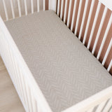 Desert Sage Muslin Crib Sheet