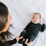 Essentials Peekabooty™ Rag Romper - 'Newborn Rag in Phantom'