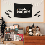 Boo Crew Banner - Halloween Party Photo Prop Wall Decor
