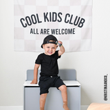 Cool Kids Club Banner | Fabric Wall Sign
