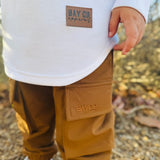 Cargo Cross-Stretch Chinos (Ginger)