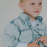 Heritage Denim Shacket | Kids