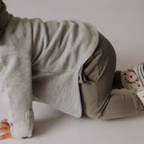 Kids Waffle Shacket | Khaki Green