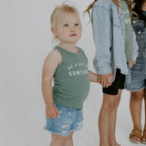 Legacy Tank | "Be a Ray of Sunshine" in Sea Green