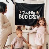 Boo Crew Banner - Halloween Party Photo Prop Wall Decor