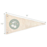 Play All Day Canvas Pennant Flag - Kids Playroom Decor