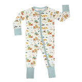 Beach Day Summer Convertible Sleeper Bamboo Baby Pajamas