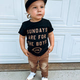 Sundays Are For The Boys | Black Tee