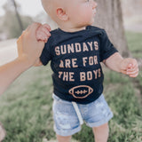 Sundays Are For The Boys | Black Tee