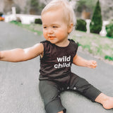 Baby / Toddler Romper - Wild Child (Black)
