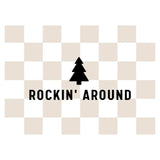 Rockin' Around Banner - Kids Christmas Holiday Wall Decor