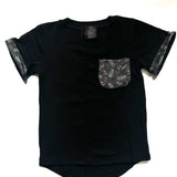 Surfin' Flamingo - Pocket Tee