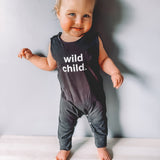 Baby / Toddler Romper - Wild Child (Black)
