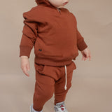 Cascade Quarter Zip Sweatshirt | Kids | Paprika