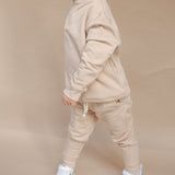 Cascade Quarter Zip Sweatshirt | Kids | Mushroom