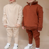 Cascade Quarter Zip Sweatshirt | Kids | Paprika