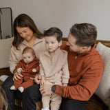 Cascade Quarter Zip Sweatshirt | Kids | Paprika