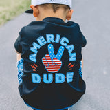 American Dude - T-Shirt (Black)