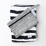 The Kenzie Beach Towel - Brush Stripes