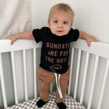 Sundays Are For The Boys | Black Tee