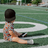 CHECKERED FOOTBALL DREAM SHORT SET