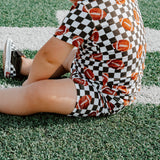 CHECKERED FOOTBALL DREAM SHORT SET