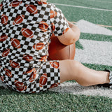 CHECKERED FOOTBALL DREAM SHORT SET